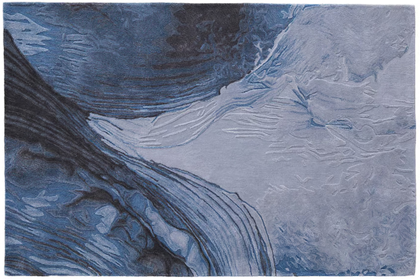Kawai Area Rug - Blue/Grey (10' x 14')