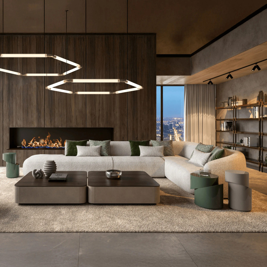 New Mood High Accent Table - Tortora
