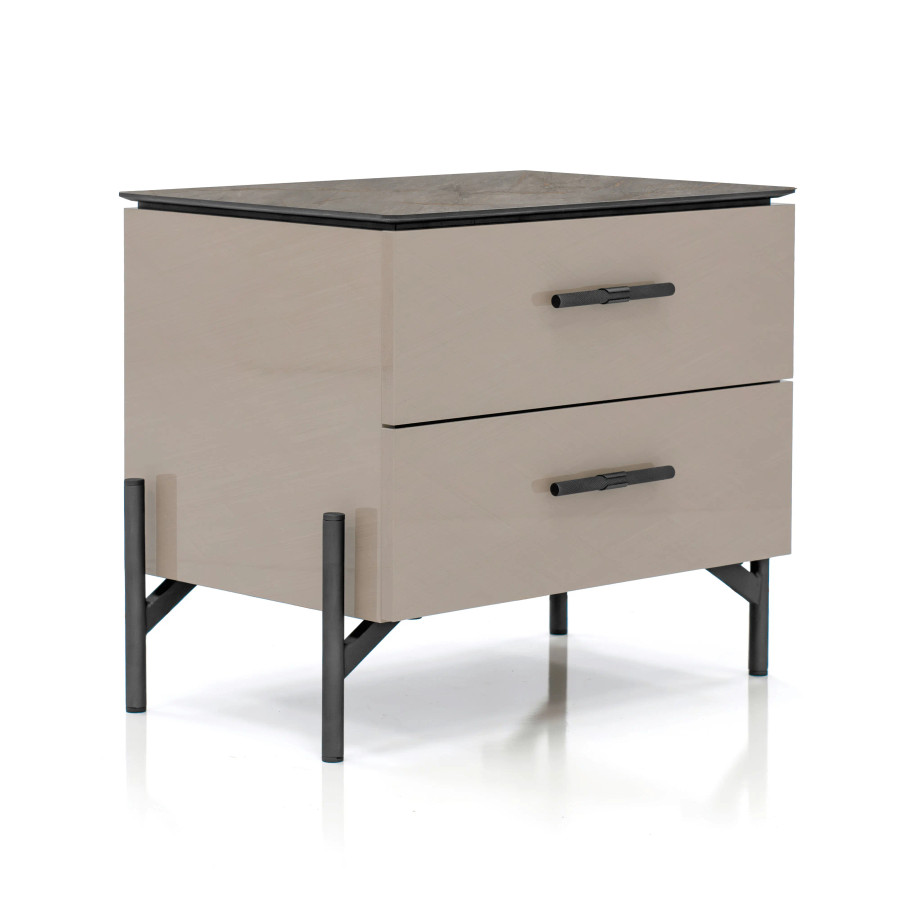 Silvia 2-Drawer Nightstand