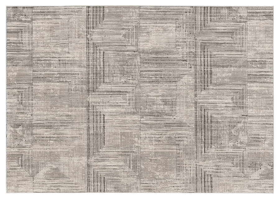 Graphite Area Rug - Silver/Black (8' x 10')
