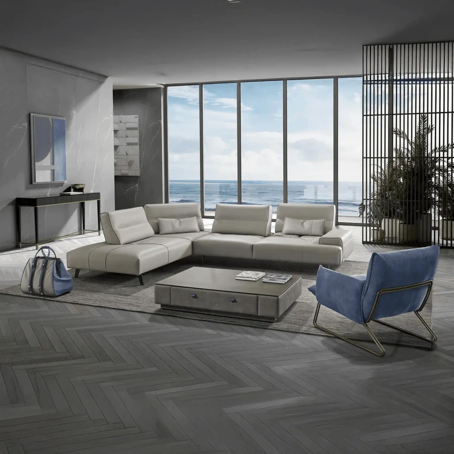 Smart Sectional - Light Grey