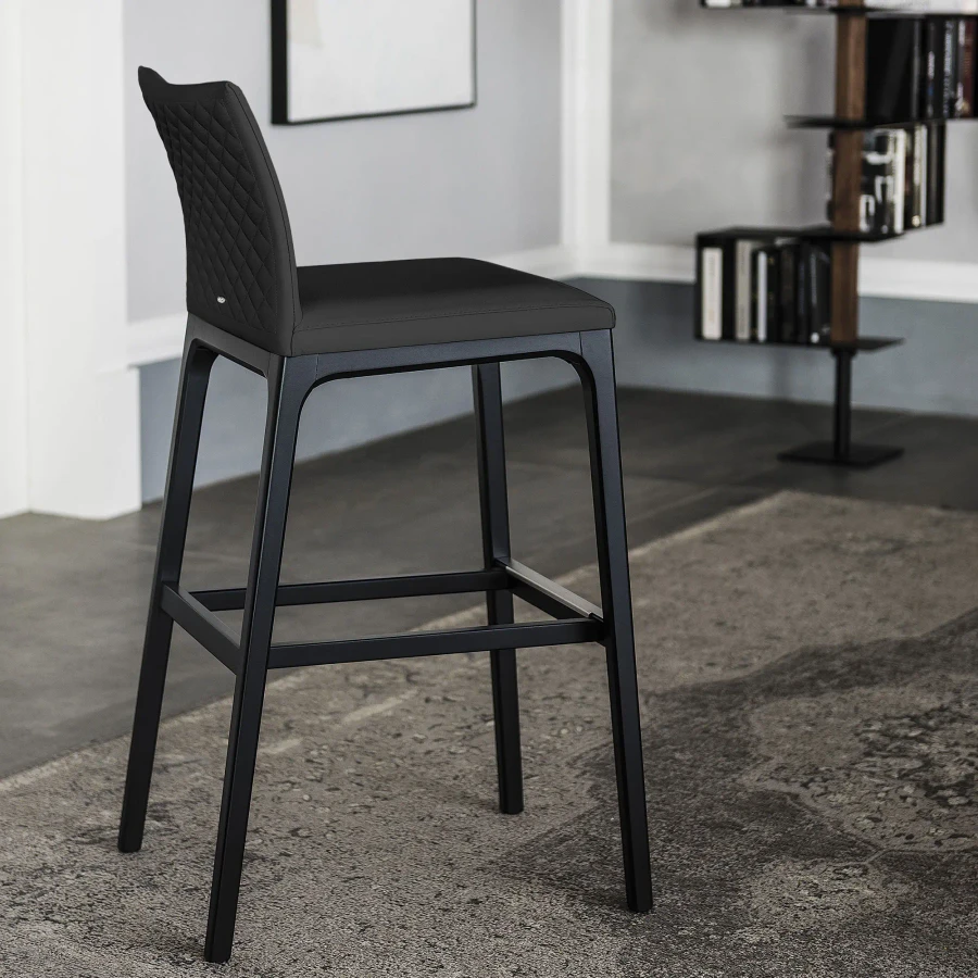 NERO - Arcadia Couture Bar Stool Shown in a Kitchen Setting