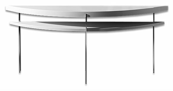 One And Only Half Moon Console Table
