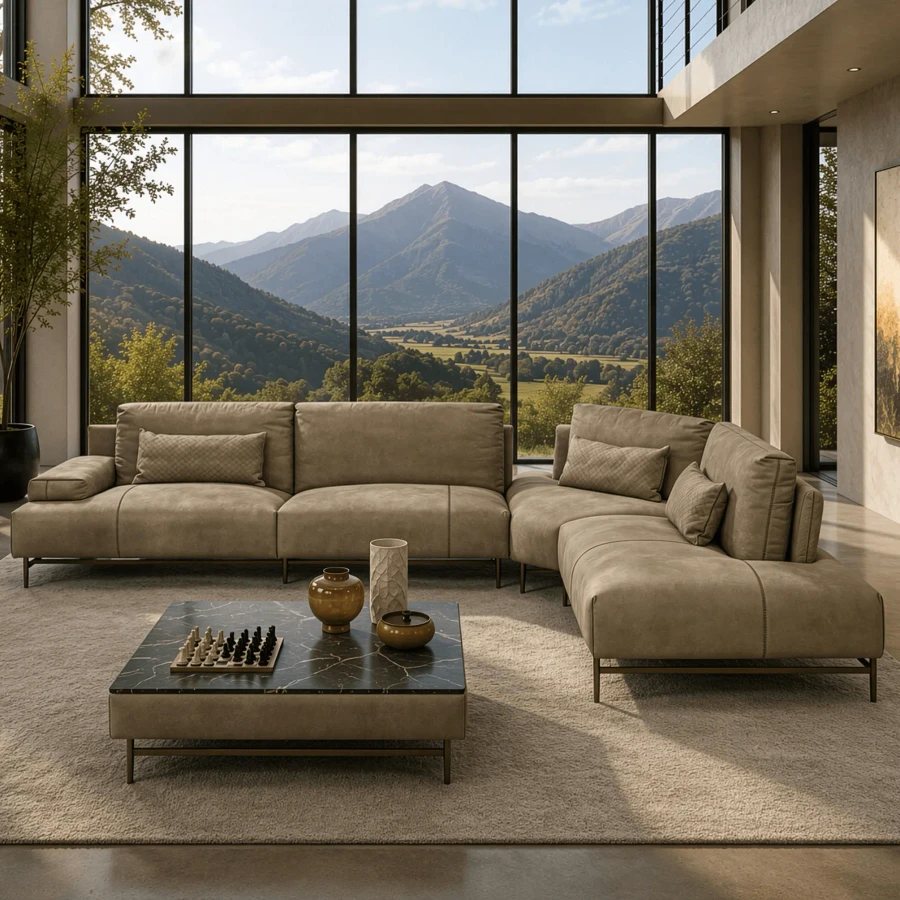 Saks 3pc Sectional