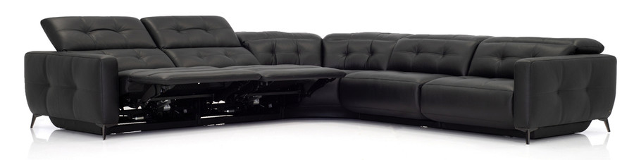 Verona Power Sectional - Burnished Bronze