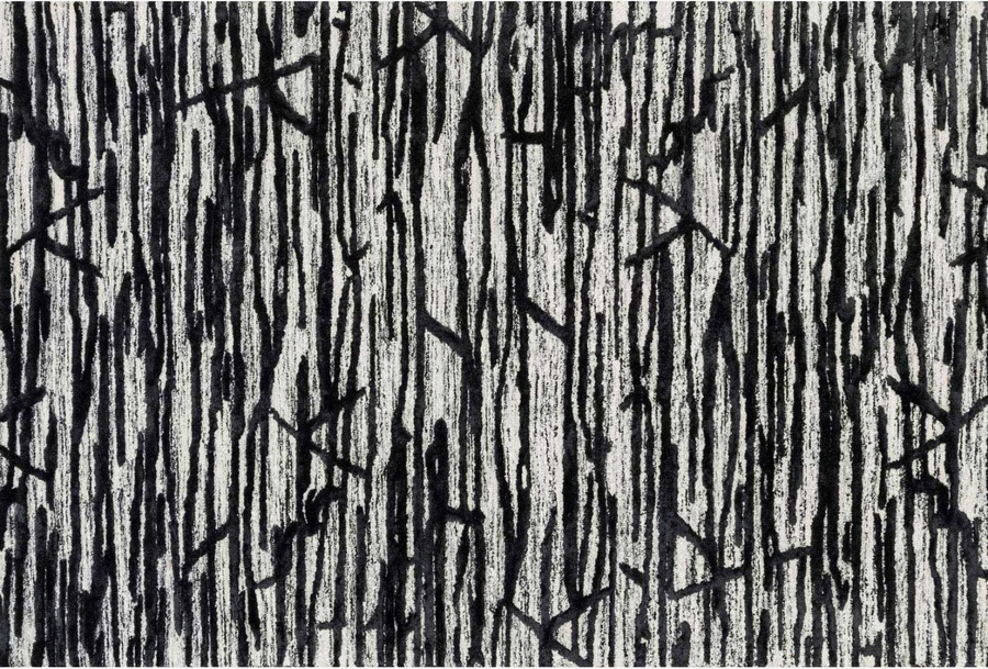 Juneau Area Rug - Ivory/Black (9'3" x 13')