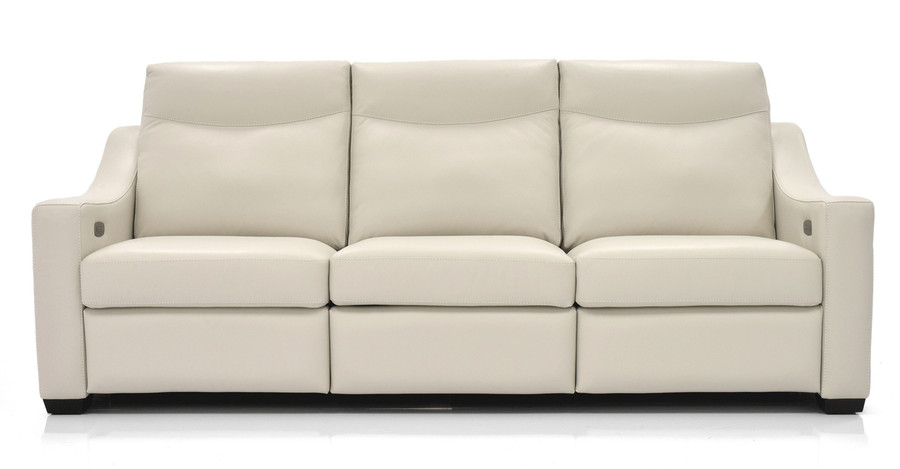 Sarasota Power Sofa - Beige Leather