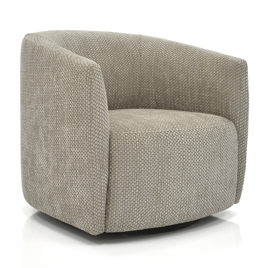 Mila Swivel Chair Front Angled View