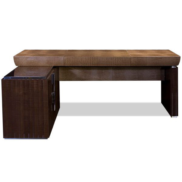 RETURN ON LEFT - Red Carpet Desk with Return on the Left Side