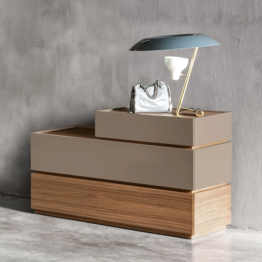 Cidori 3 Drawer Dresser Shown in a Bedroom Setting