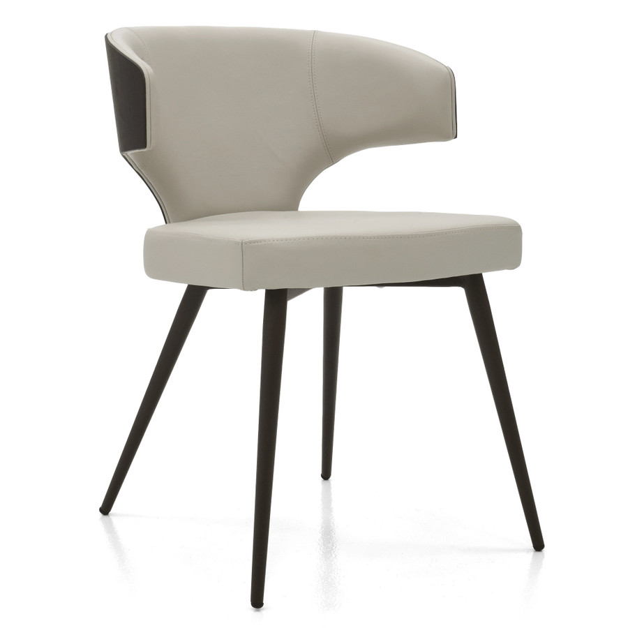 Wing Side Chair - Brown Metal
