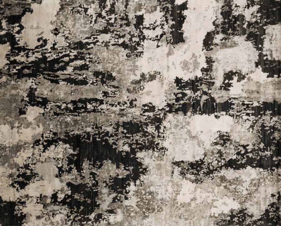 Elixir Area Rug - Black/Ivory (7'9" x 9'9")