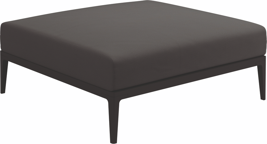Grid Ottoman Front Angled View