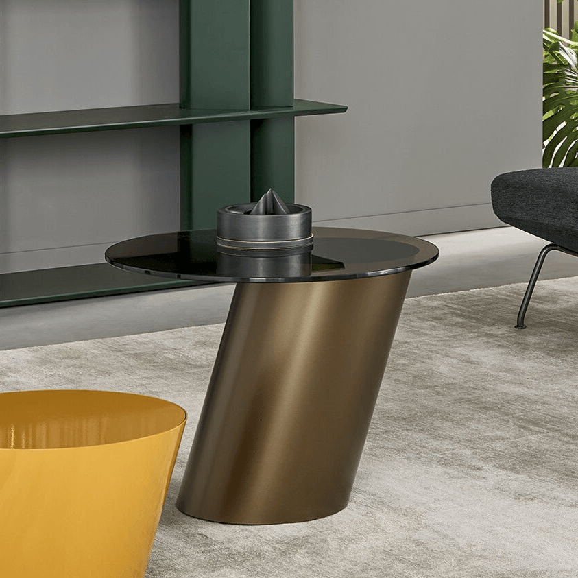 Closeup - Pisa Accent Table Shown in a Living Room Setting