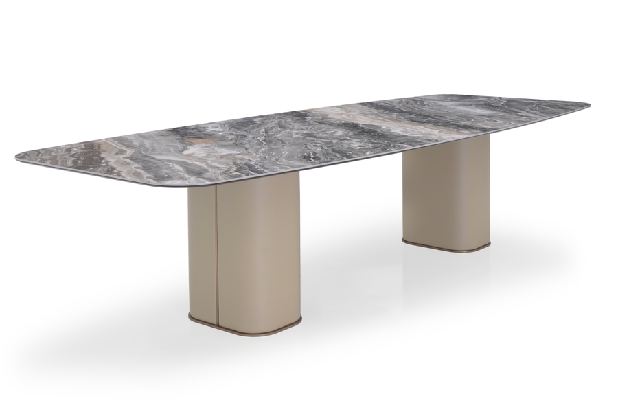 Milos Dining Table Front Angled View