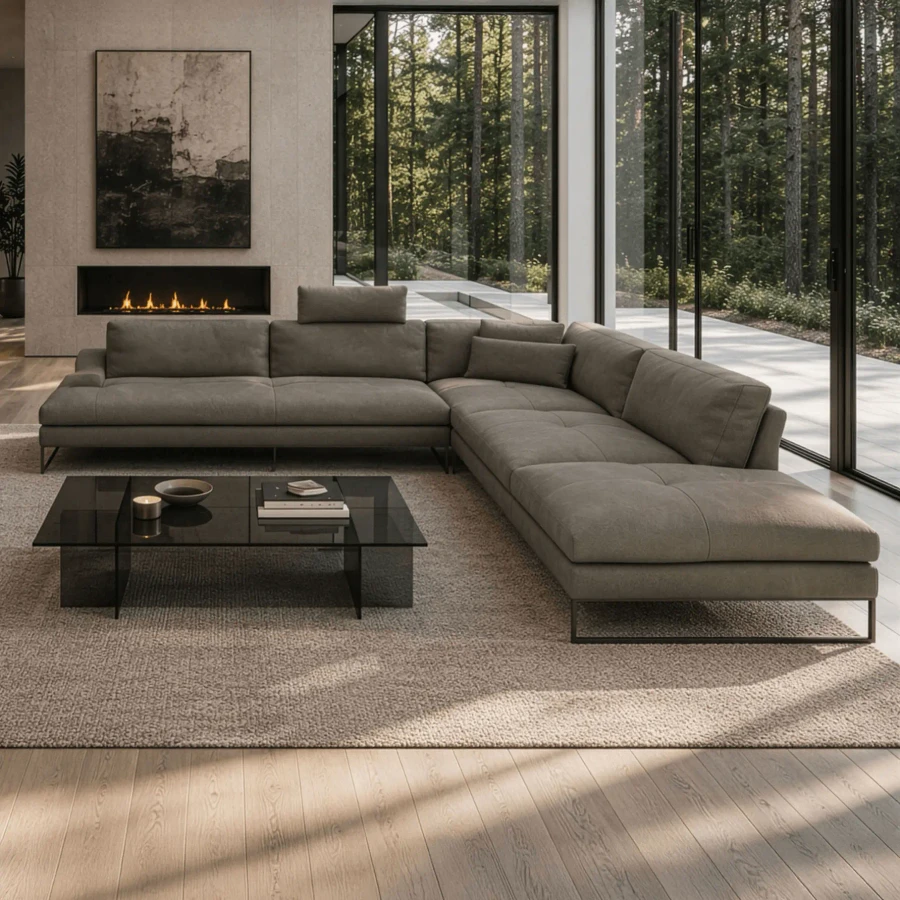 Sunset Sectional - Stone