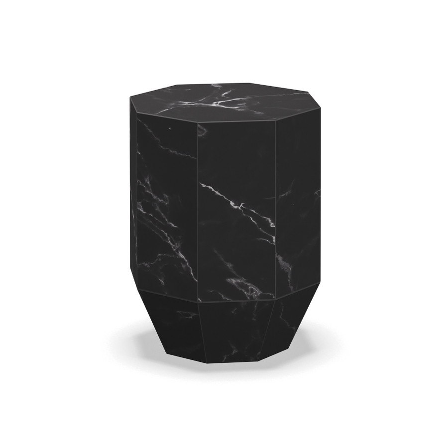 NERO - Gem Side Table Front View
