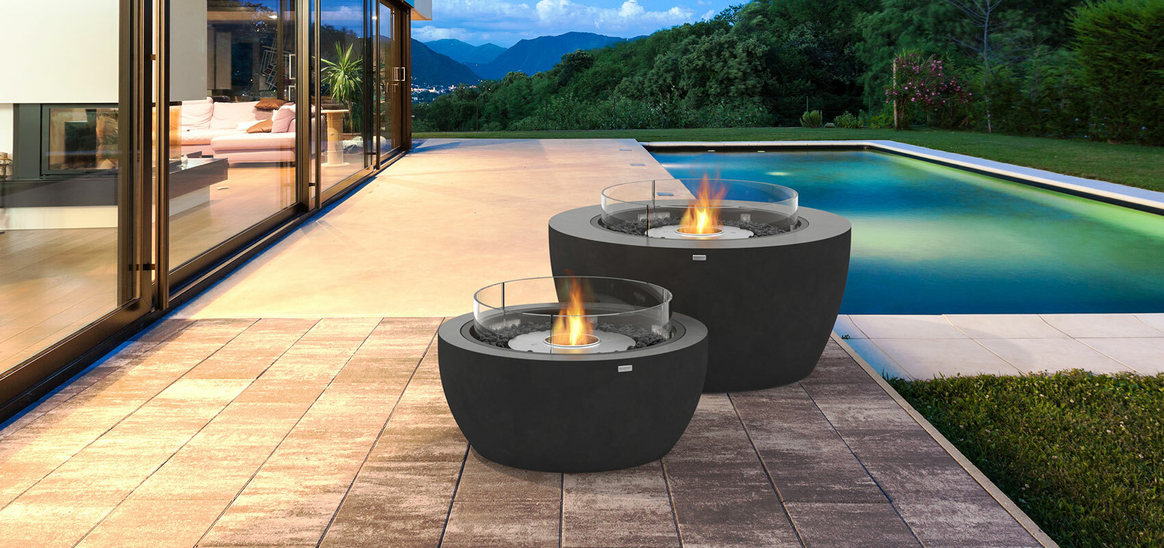 modern outdoor seating