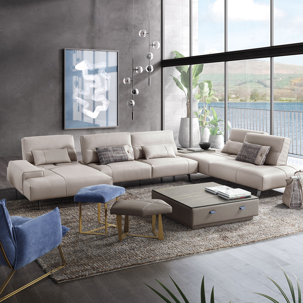 Gamma Smart Sectional