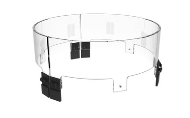 Round Glass Fire Screen - Cantoni