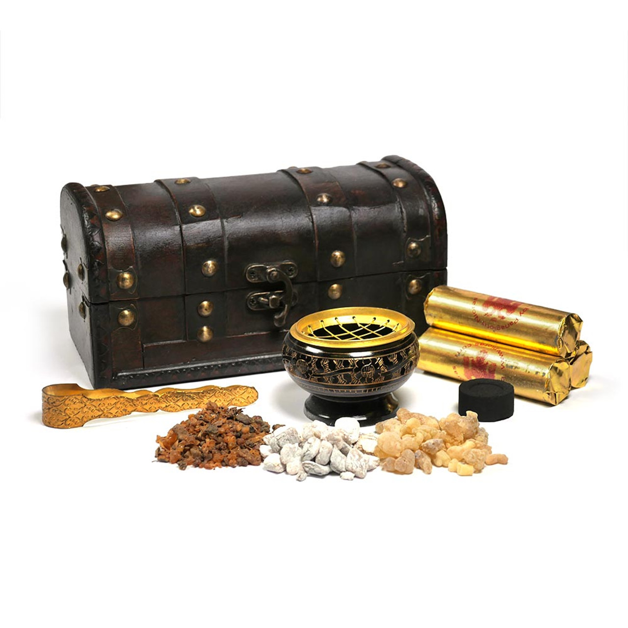 The Original Gifts of Christmas Gold Frankincense and Myrrh in Wooden Gift  Box