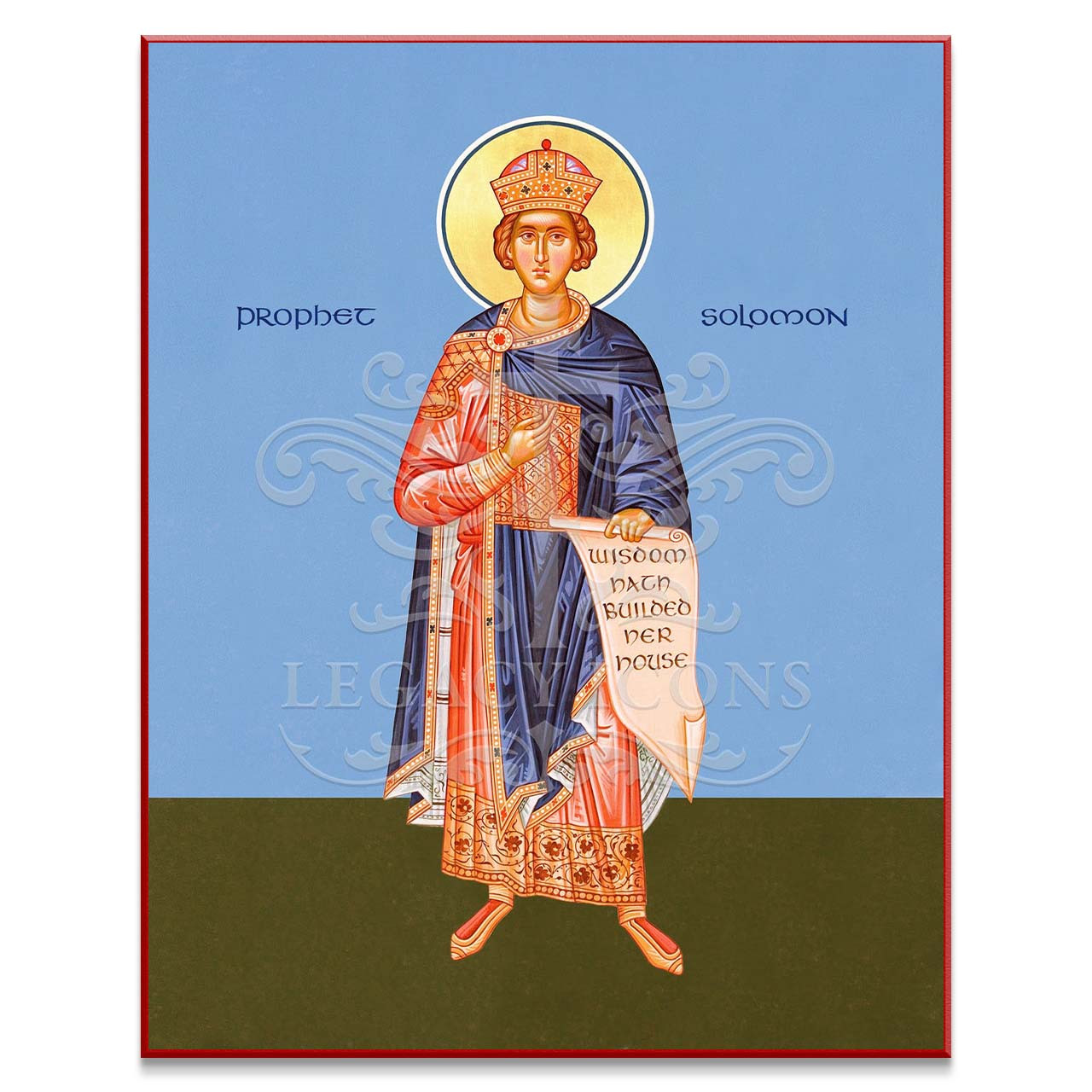 Prophet and King Solomon Icon by Legacy Icons
