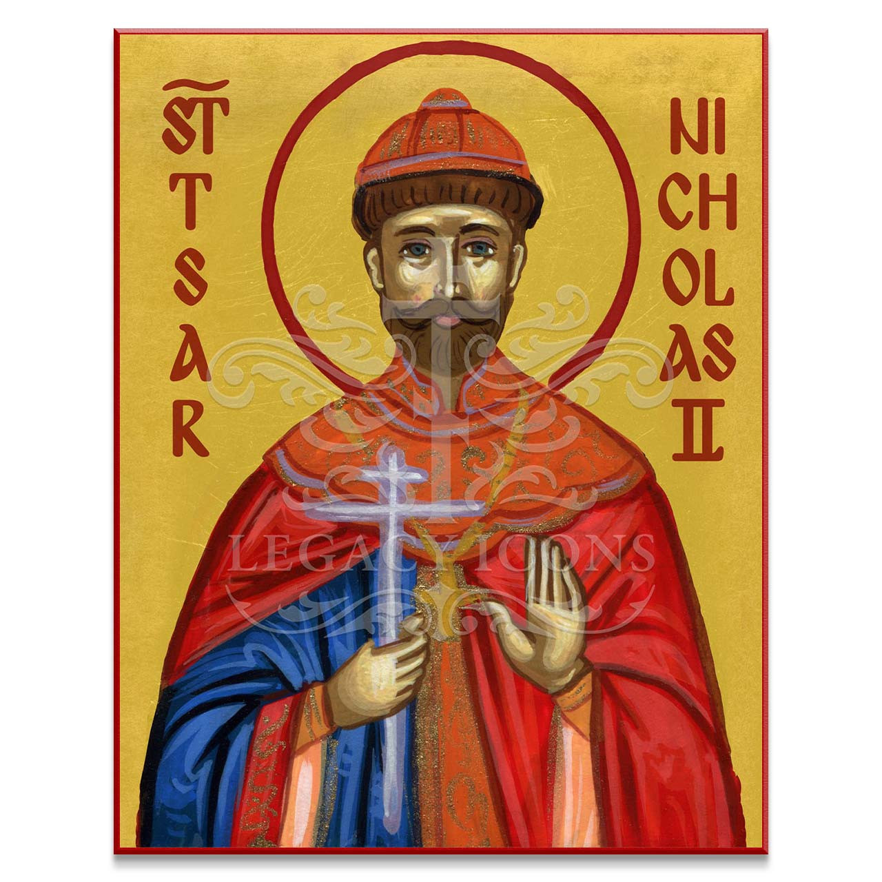 Saint Nicholas II of Russia Icon by Legacy Icons
