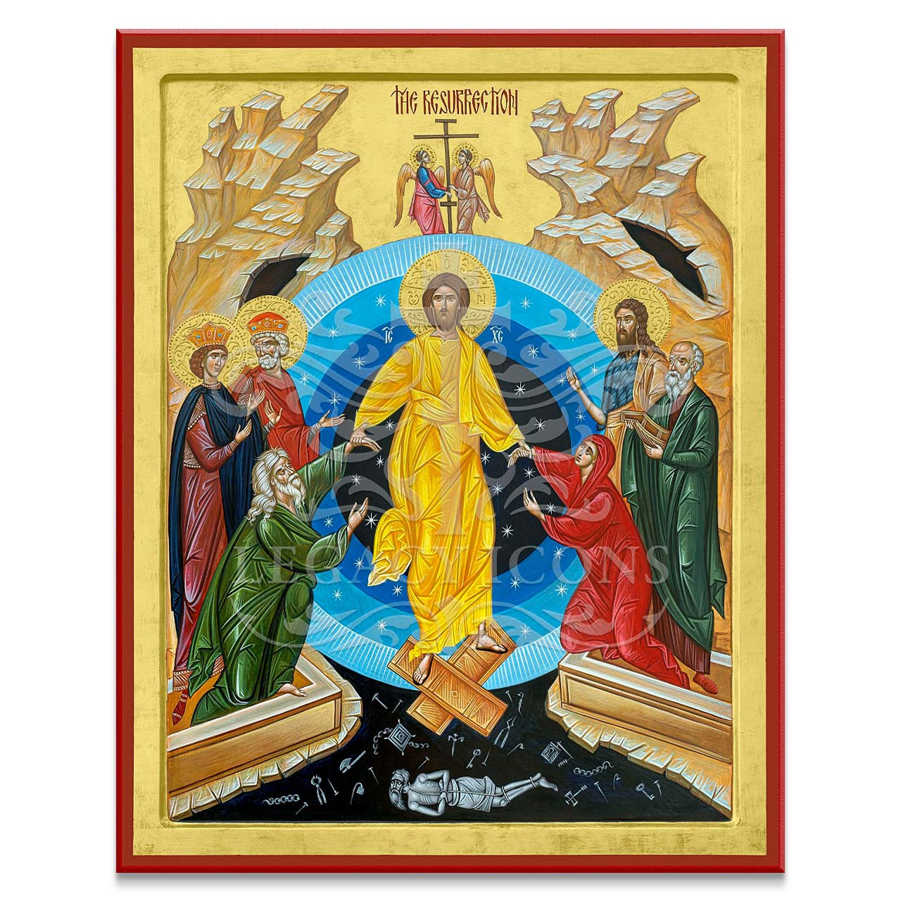 Orthodox Icon of the Resurrection of Christ (Chimev)