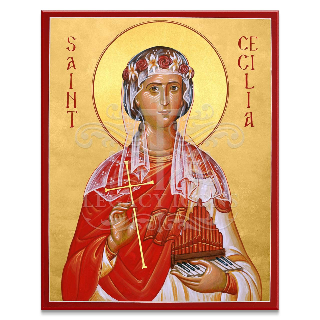 Saint Cecilia Icon - S578 - Legacy Icons