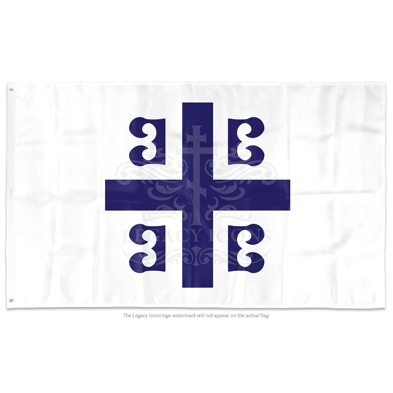 Christian Flag Black Chi Rho Antifa | Sticker