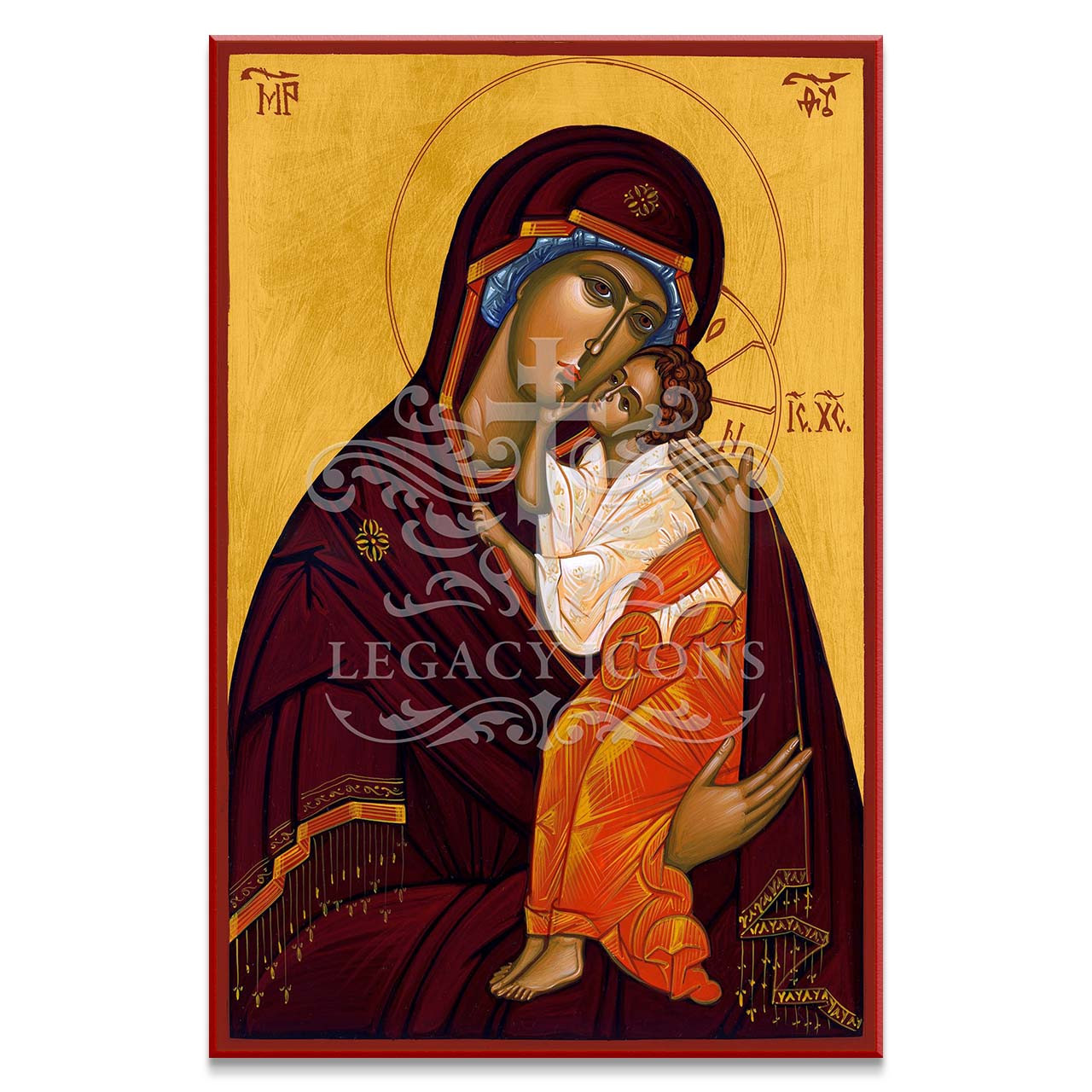 Sweet Kissing Orthodox Icon (Glykophilousa)