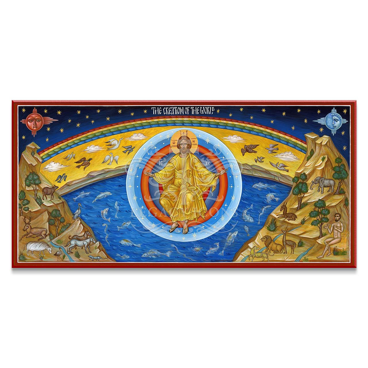 Creation of the World (XXIc) Cathedral Icon - F379 - Legacy Icons