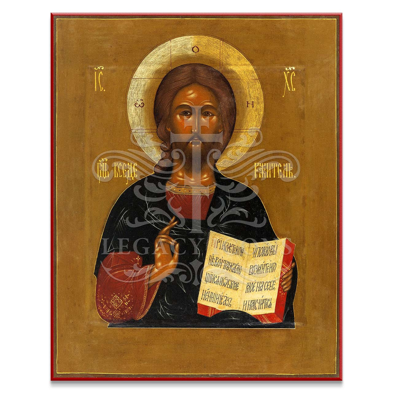 Christ Pantocrator (XXc) Cathedral Icon - X143 - Legacy Icons