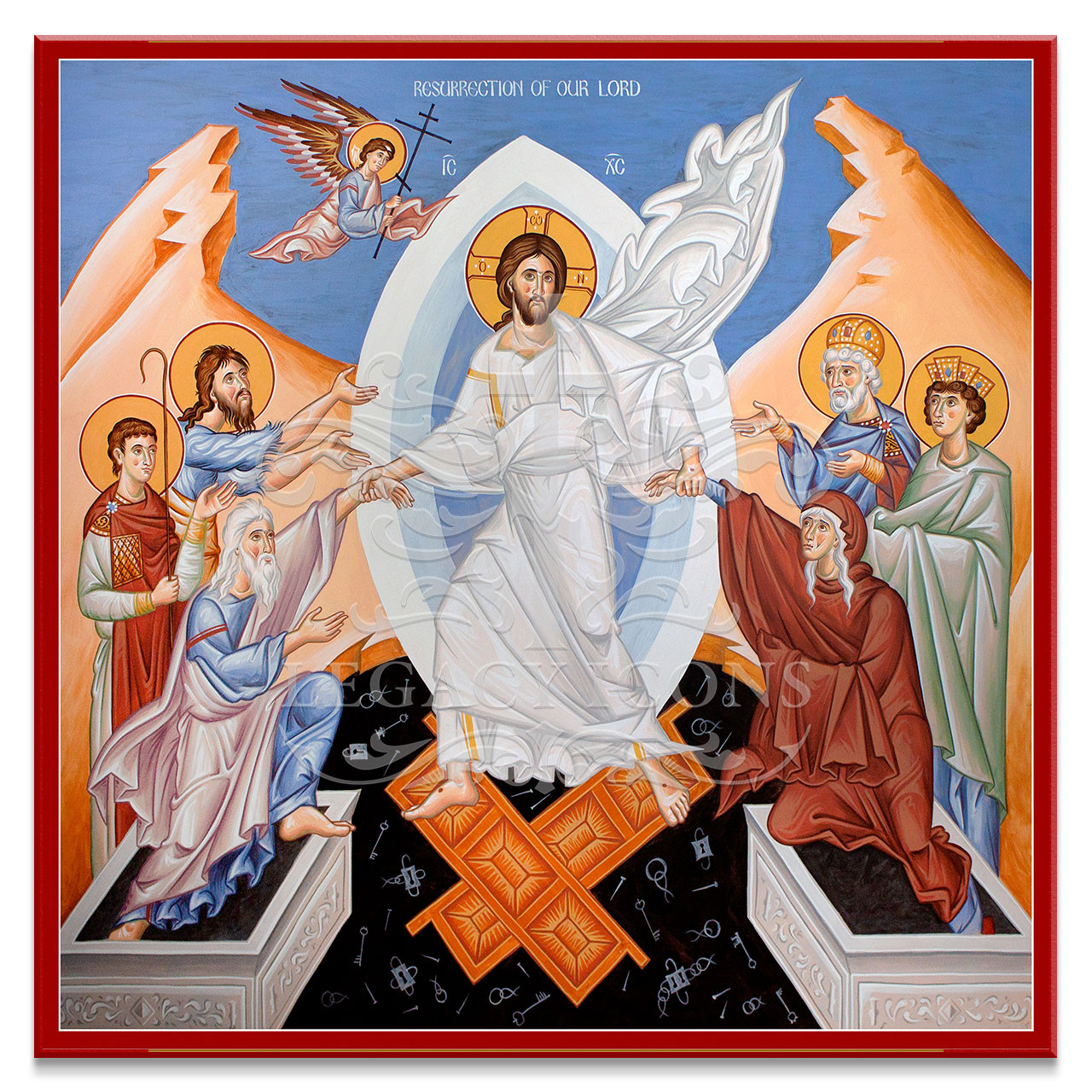 Resurrection of Christ Icon by Brian Whirledge - Legacy Icons