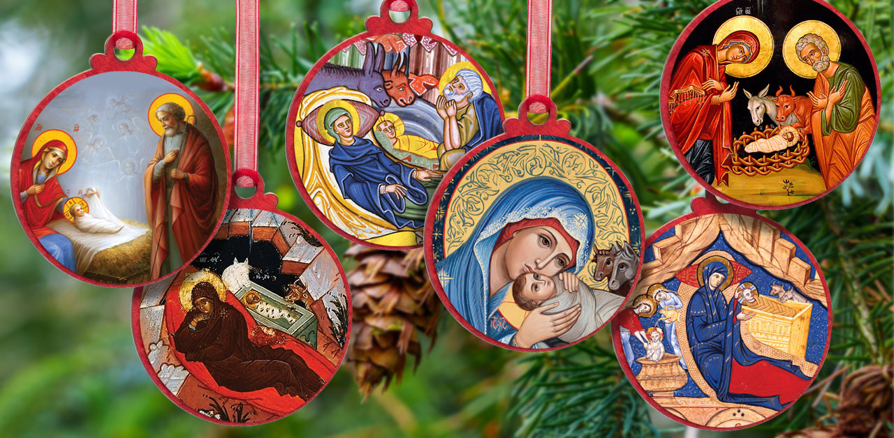 Orthodox Christmas Tree Ornaments - Set of 6 Exclusively for 2025