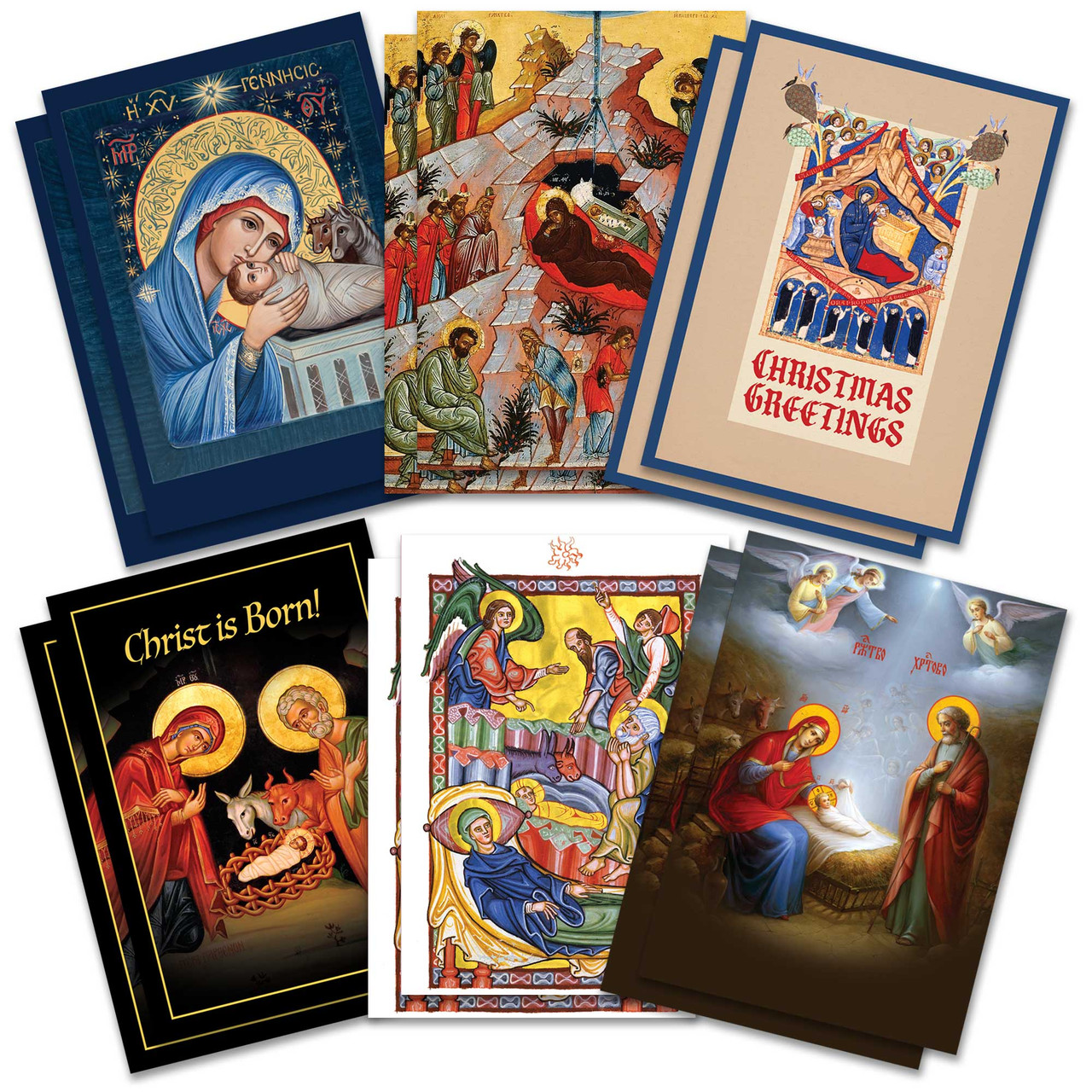 American Greetings Religiöse Weihnachtskarten – 25 Stück Mit Umschlägen & Siegeln, Traditionelle Designs