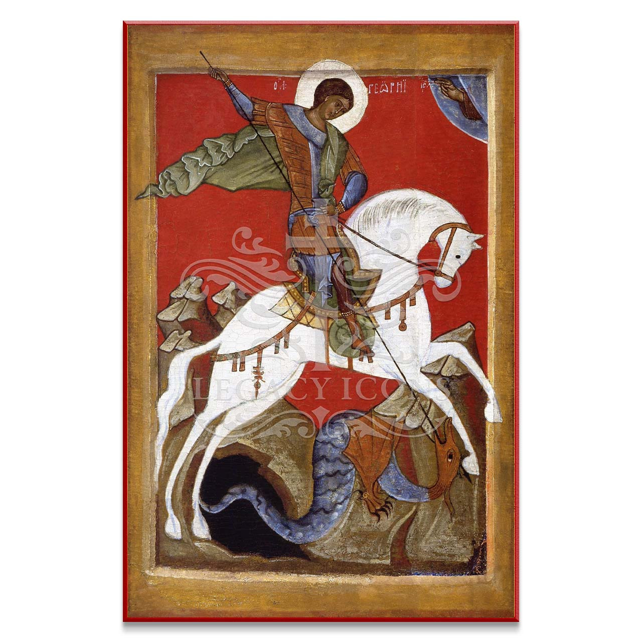 saint george and the dragon icon