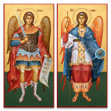 Saint Michael and Gabriel Icon Set