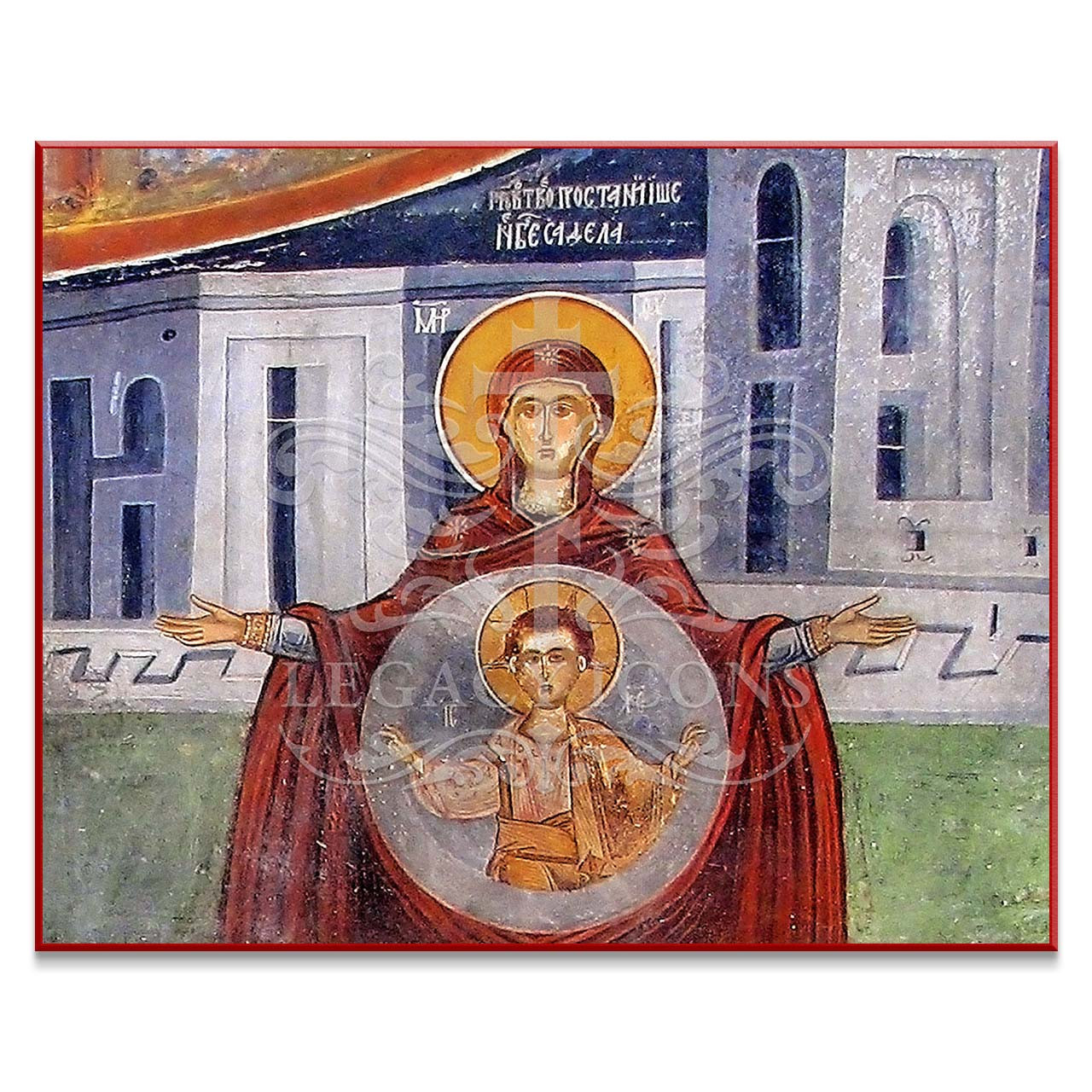 Our Lady of the Incarnation (Slivnichki) Icon - T175 - Legacy Icons