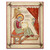 Historic Western icon of the Apostle Matthew from the illuminated 8th century Lindisfarne Gospel manuscript Historic Western icon of the Apostle Matthew from the illuminated 8th century Lindisfarne Gospel manuscript