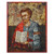 Historic Byzantine icon of the Apostle Luke the Evangelist holding his Gospel 