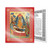 Dormition icon card with a description of the feast on the back Dormition icon card with a description of the feast on the back