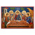 Hospitality of Abraham icon featuring Abraham and Saran with the three angels Hospitality of Abraham icon featuring Abraham and Saran with the three angels