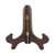 A wooden icon stand standing 7.5 inches high with brass fittings 