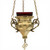 Hanging brass vigil lamp