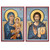 Christ and Theotokos (Vladimir) Prayer Corner Icon Set - Y032
