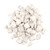 A group of powdery white incense squares.