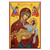 The Theotokos and Christ rendered in bold colors with a simple, clear design. The Theotokos and Christ rendered in bold colors with a simple, clear design.