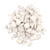 A group of powdery white incense squares.