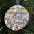 Wood Tree ornament - H2608W Wood Tree ornament - H2608W